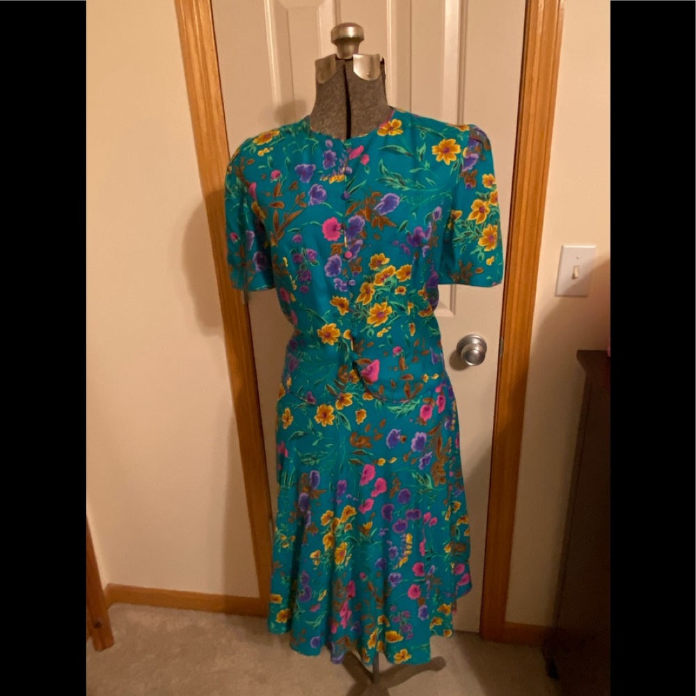 Colorful 2 Piece Top/Skirt